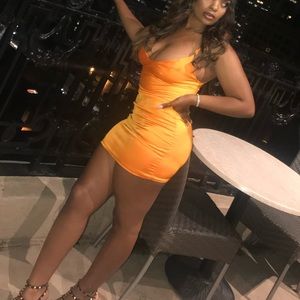 SUMMER SATIN DRESS BODYCON